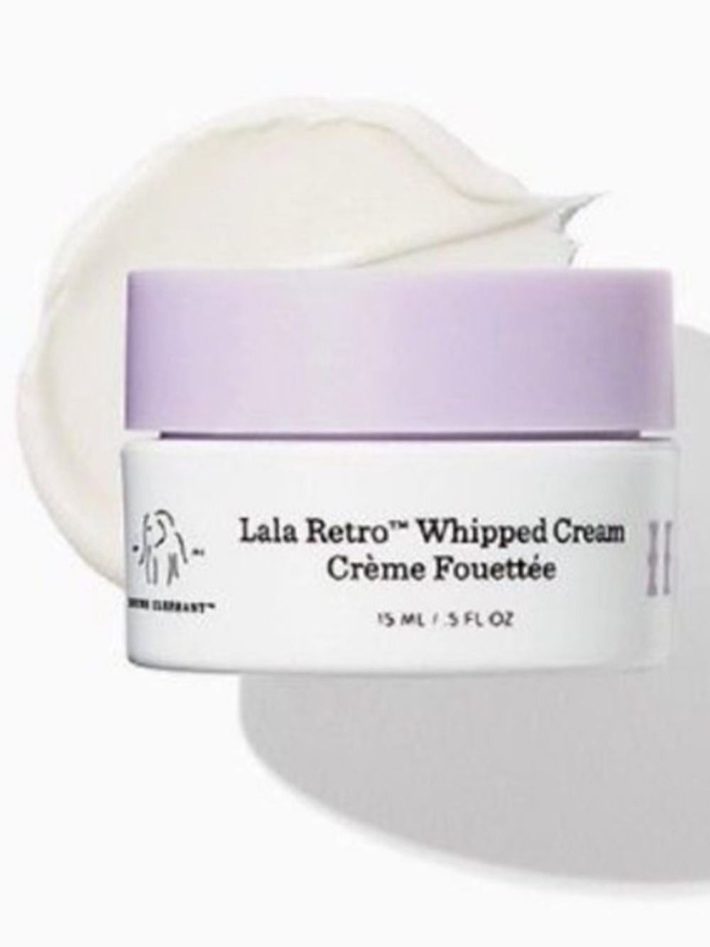 Drunk Elephant Lala Retro Whipped Cream – 15 mL / 0.5 oz – NEW